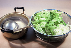 白菜の即席漬け（中華風） の作り方 その１